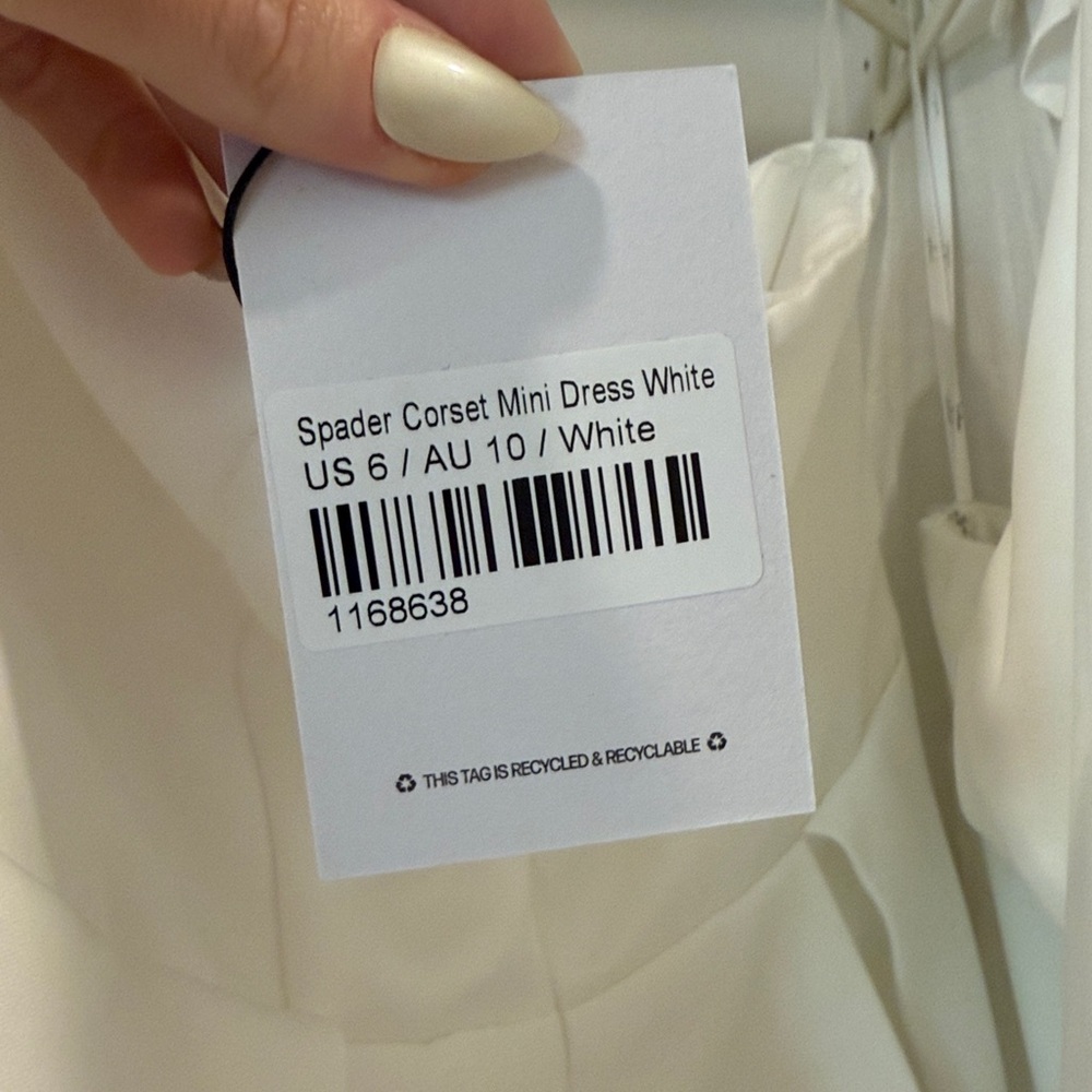 Princess Polly White Strapless Dress - Picture 3 of 3